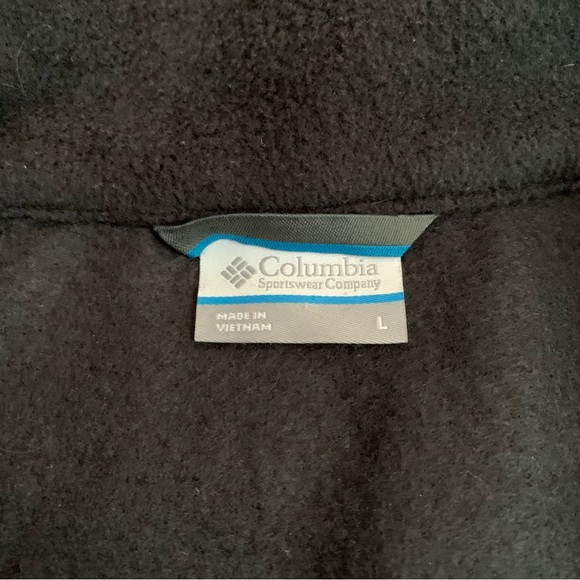 Columbia Full Zip Fleece Vest Black - Picture 2 of 10